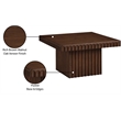 Meridian Furniture Spencer Brown Oak Veneer Coffee Table