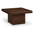 Meridian Furniture Spencer Brown Oak Veneer Coffee Table