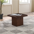 Meridian Furniture Spencer Brown Oak Veneer Coffee Table