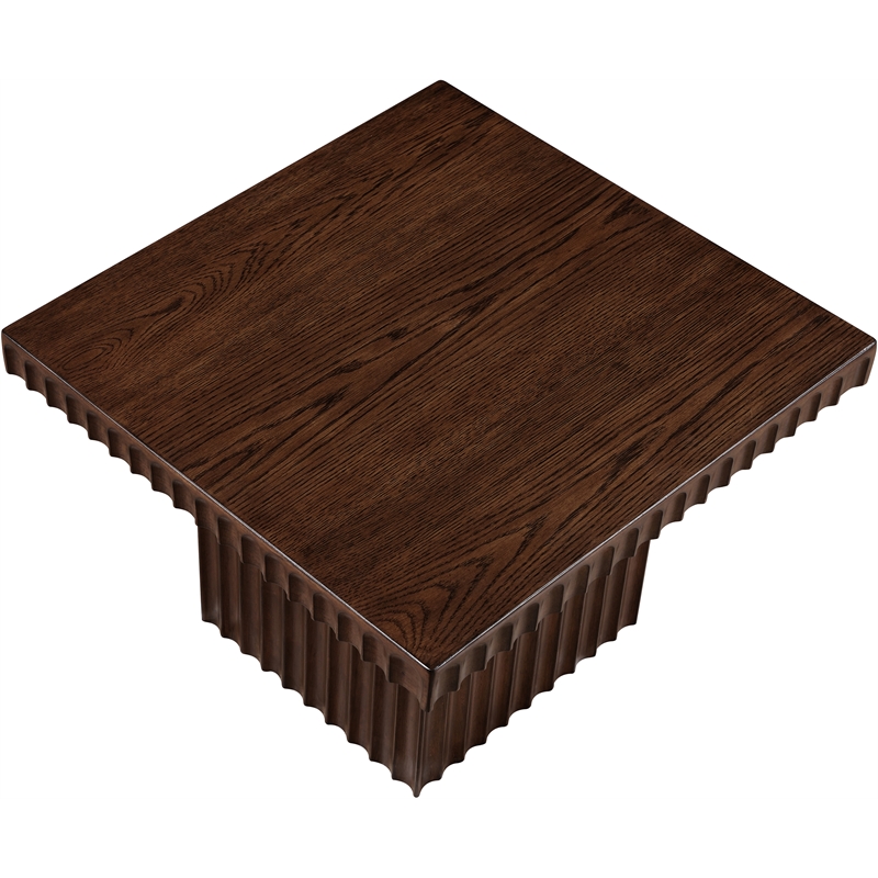 Meridian Furniture Spencer Brown Oak Veneer Coffee Table