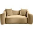 Meridian Furniture Destin Camel Velvet Loveseat