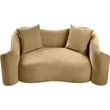 Meridian Furniture Destin Camel Velvet Loveseat