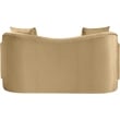 Meridian Furniture Destin Camel Velvet Loveseat