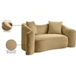 Meridian Furniture Destin Camel Velvet Loveseat