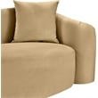 Meridian Furniture Destin Camel Velvet Loveseat