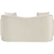 Meridian Furniture Destin Cream Velvet Loveseat