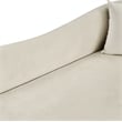 Meridian Furniture Destin Cream Velvet Loveseat