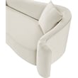 Meridian Furniture Destin Cream Velvet Loveseat