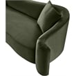 Meridian Furniture Destin Green Velvet Loveseat