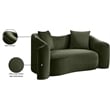 Meridian Furniture Destin Green Velvet Loveseat