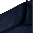 Meridian Furniture Destin Navy Velvet Accent Chair