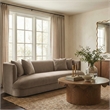 Meridian Furniture Alder Taupe Velvet Sofa