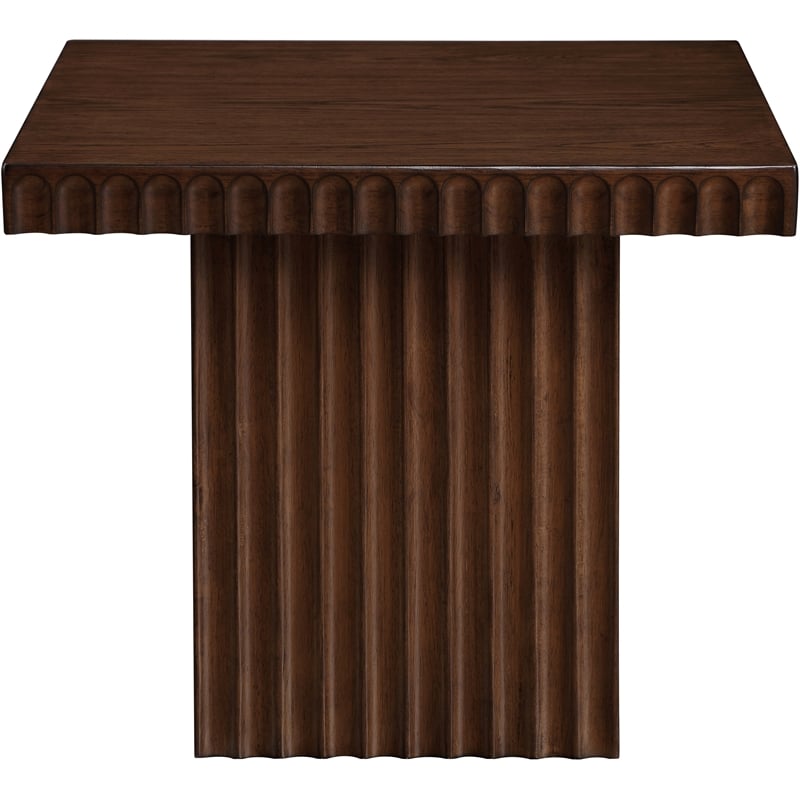 Meridian Furniture Spencer Brown Oak Veneer Coffee Table