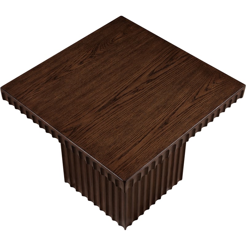 Meridian Furniture Spencer Brown Oak Veneer Coffee Table