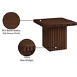Meridian Furniture Spencer Brown Oak Veneer Coffee Table