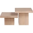 Meridian Furniture Spencer 2-Piece Natural Oak Veneer Coffee Table