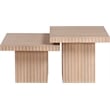 Meridian Furniture Spencer 2-Piece Natural Oak Veneer Coffee Table
