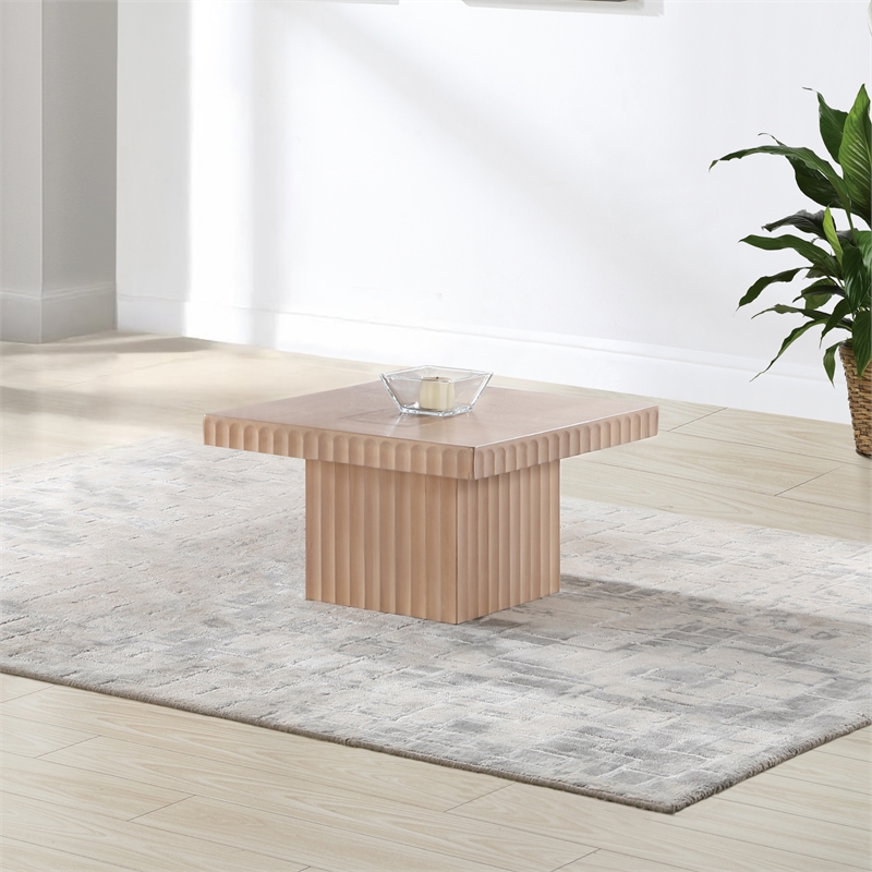 Meridian Furniture Spencer Natural Oak Veneer Coffee Table