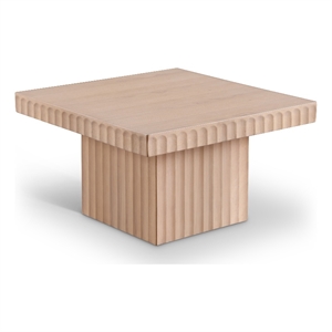 meridian furniture spencer natural oak veneer coffee table
