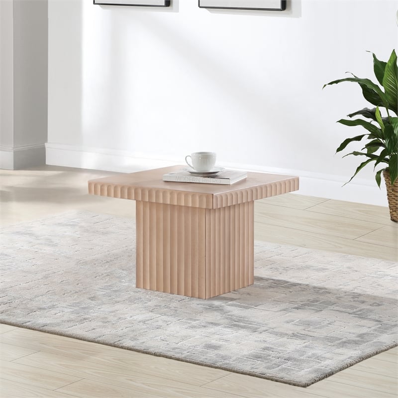 Meridian Furniture Spencer Natural Oak Veneer Coffee Table