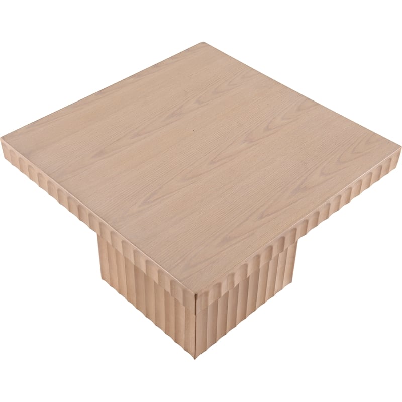 Meridian Furniture Spencer Natural Oak Veneer Coffee Table