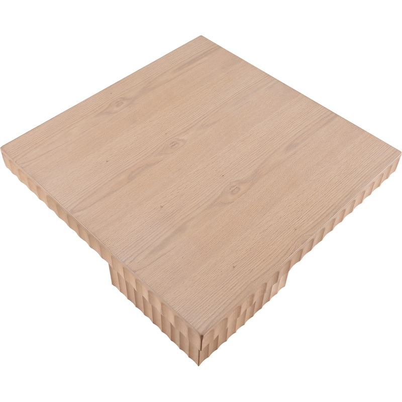 Meridian Furniture Spencer Natural Oak Veneer Coffee Table