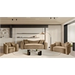 Meridian Furniture Destin Beige Velvet Sofa