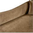 Meridian Furniture Destin Beige Velvet Sofa