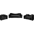 Meridian Furniture Destin Black Velvet Sofa