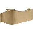 Meridian Furniture Destin Camel Velvet Sofa