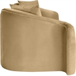 Meridian Furniture Destin Camel Velvet Sofa