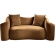 Meridian Furniture Destin Saddle Velvet Loveseat