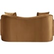 Meridian Furniture Destin Saddle Velvet Loveseat