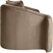 Meridian Furniture Destin Taupe Velvet Loveseat