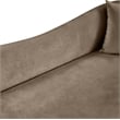 Meridian Furniture Destin Taupe Velvet Loveseat