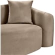 Meridian Furniture Destin Taupe Velvet Loveseat