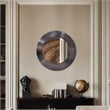 Meridian Furniture Sphere Black Iron Framed Mirror