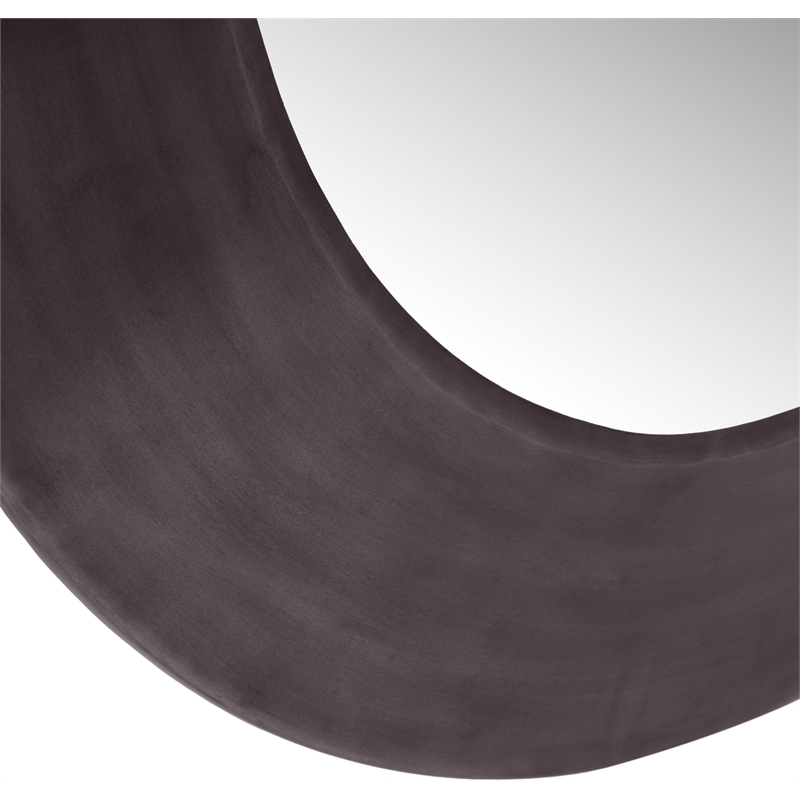 Meridian Furniture Sphere Black Iron Framed Mirror