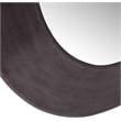 Meridian Furniture Sphere Black Iron Framed Mirror