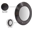 Meridian Furniture Sphere Black Iron Framed Mirror