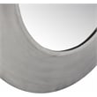 Meridian Furniture Sphere Silver Iron Framed Mirror