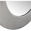 Meridian Furniture Sphere Silver Iron Framed Mirror
