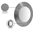 Meridian Furniture Sphere Silver Iron Framed Mirror
