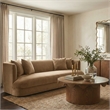 Meridian Furniture Alder Beige Velvet Sofa