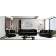 Meridian Furniture Alder Black Velvet Loveseat
