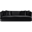 Meridian Furniture Alder Black Velvet Sofa