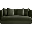Meridian Furniture Alder Green Velvet Loveseat