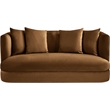 Meridian Furniture Alder Saddle Velvet Loveseat