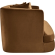 Meridian Furniture Alder Saddle Velvet Loveseat