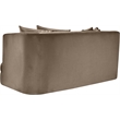 Meridian Furniture Alder Taupe Velvet Loveseat